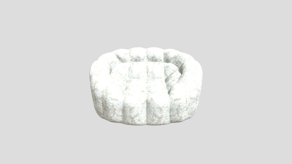 Joda Loveseat Teddy Offwhite