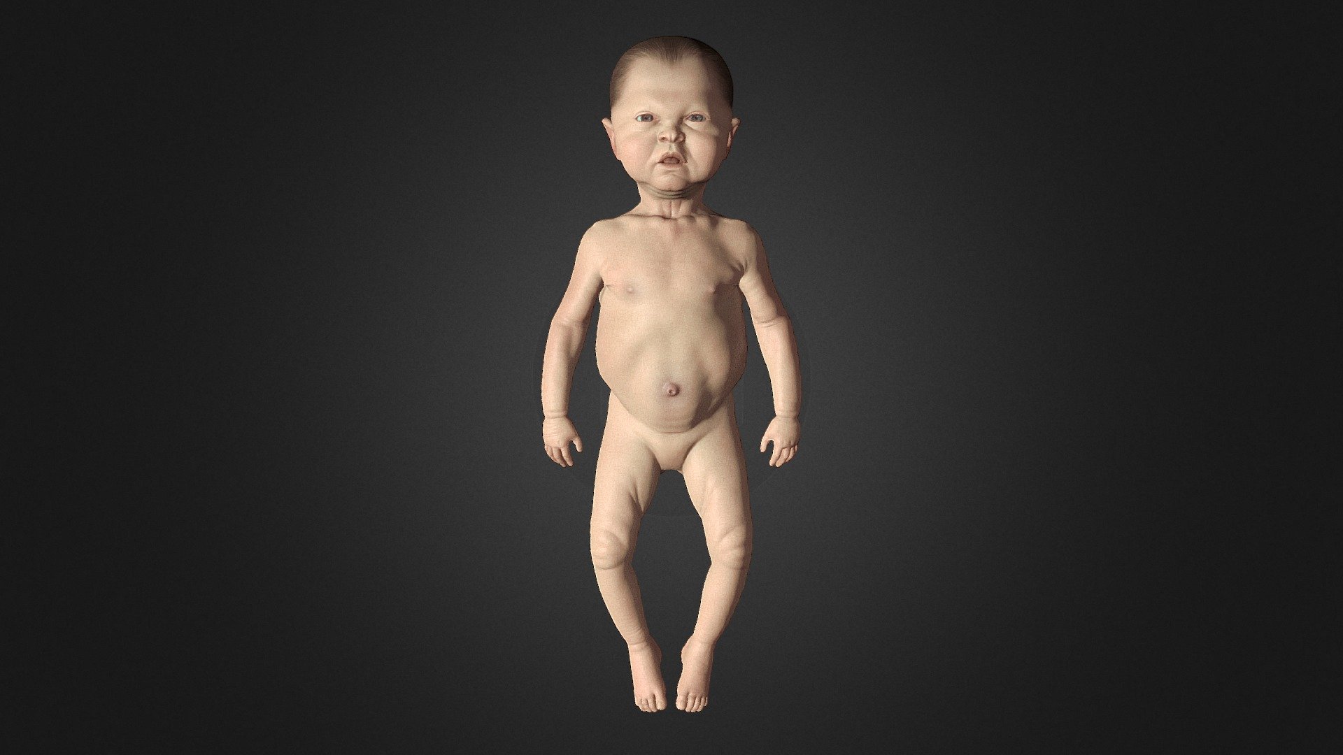 Newborn Unisex Ⅰ – Morphology Studies - 3D model by Ecrypthalas  (@ecrypthalas) [83f7dc0], image size:1920x1080