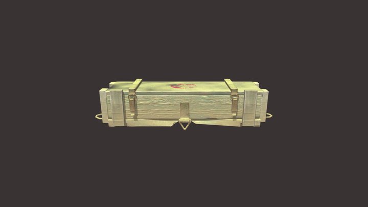 Military Crate 3D Model