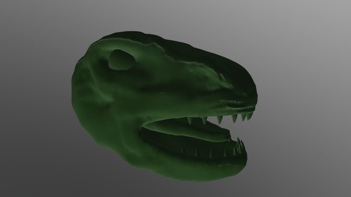 T Rex Busto 3D Model