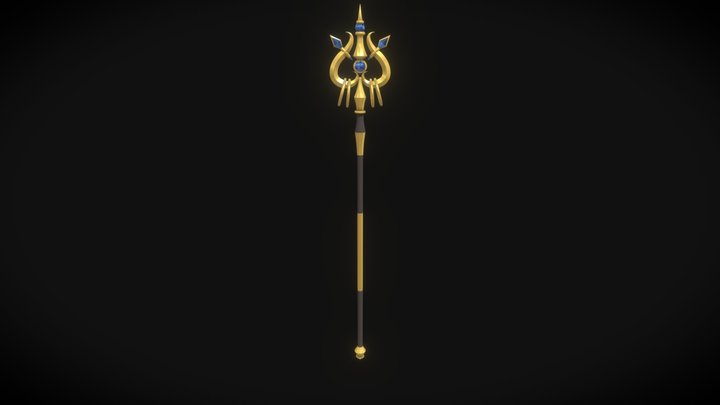 Priestess Staff 3D Model