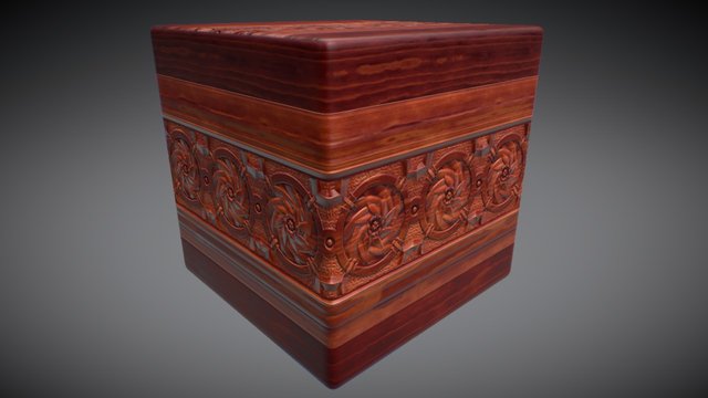 Wooden decoration 3D Model