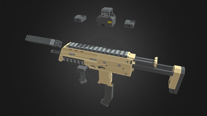 MP7A2[Ver2.0] - Disassembly 3D Model