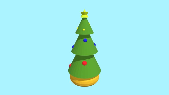 Low-Poly Christmas Tree