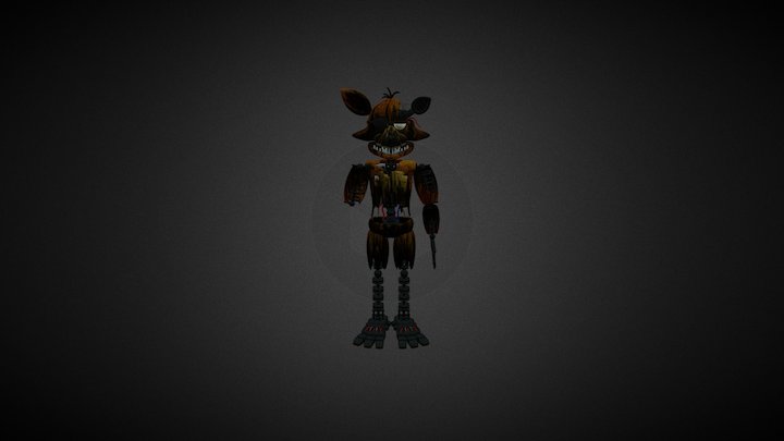 FNaF 3 Phantom Foxy 3D Model