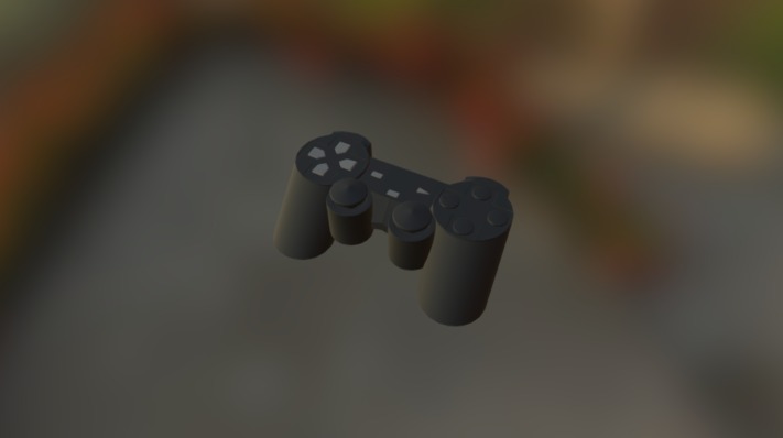 Play Station 2 Controller - 3D model by Agustin Bertuzzi (@agusbm ...