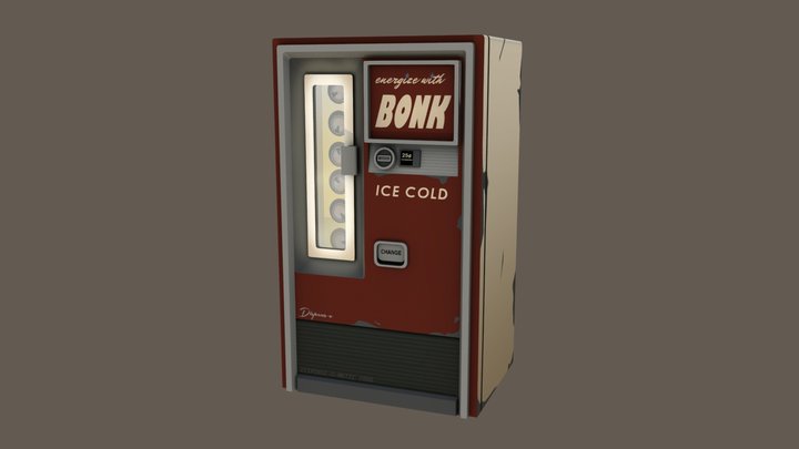 Bonk Soda Machine - Team Fortress 2 3D Model
