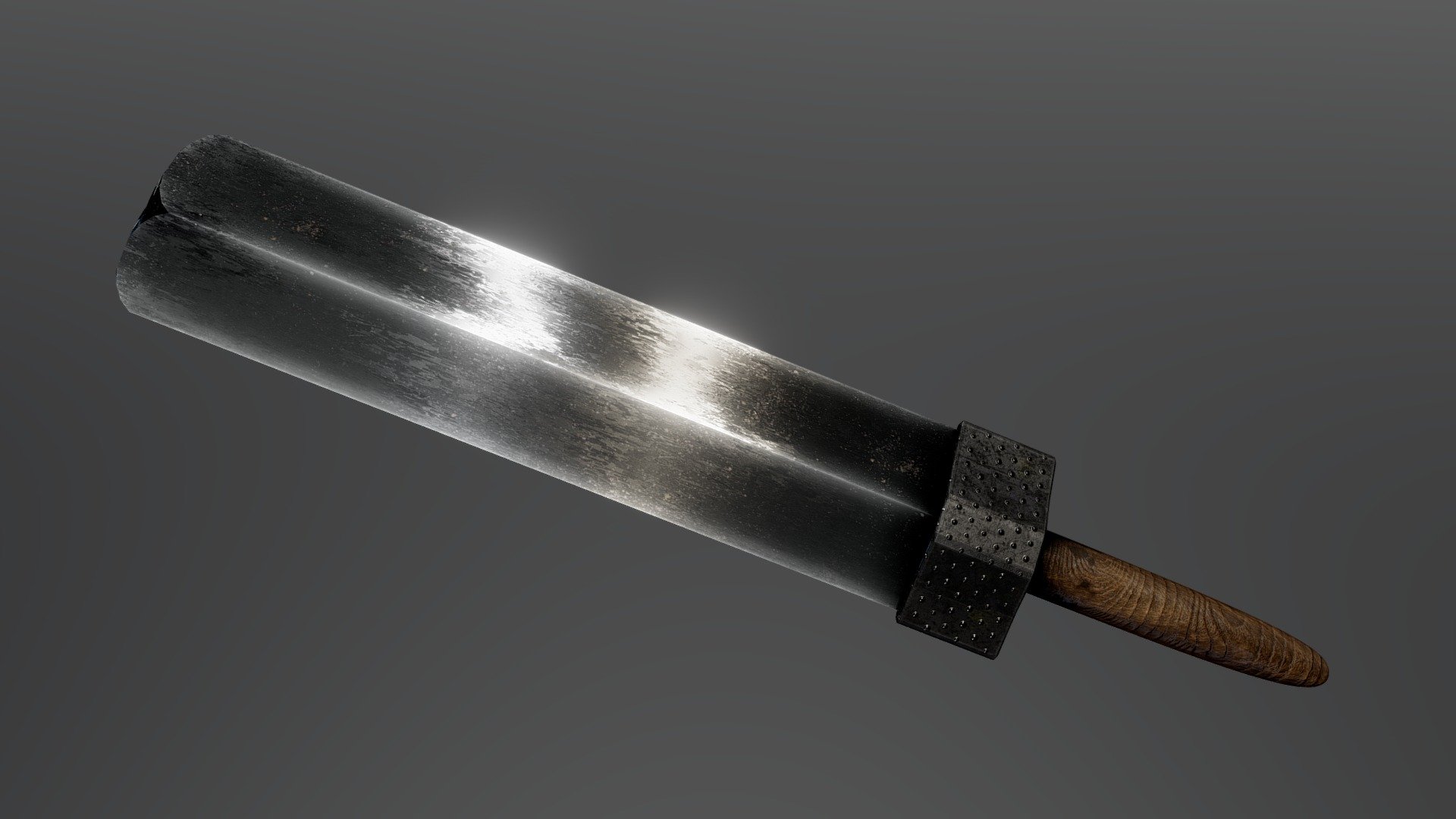Low Poly Sword — Sketchfab embed 3D viewer