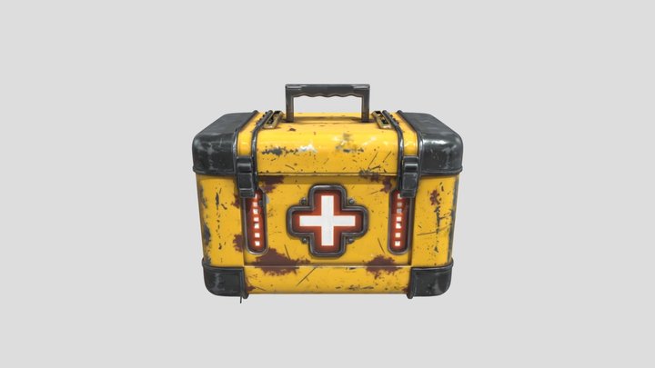 Futuristic Cyberpunk Emergency Kit – Free 3D Model STL