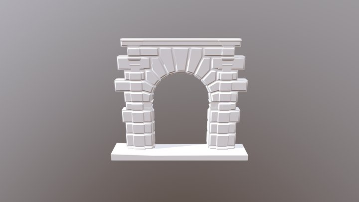 Puerta del palacio de Betxí 3D Model