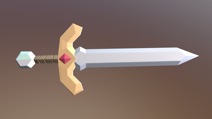 Sword Low poly 3D Model