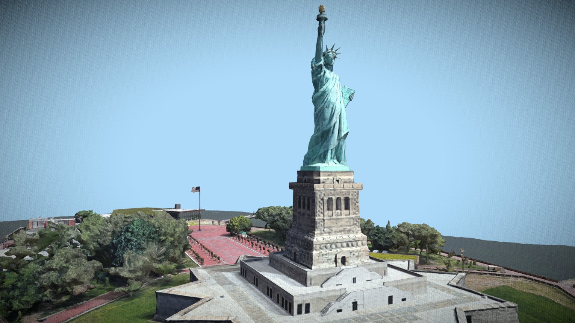 Statue of Liberty, New York, NY, USA - Download Free 3D model by Brian ...
