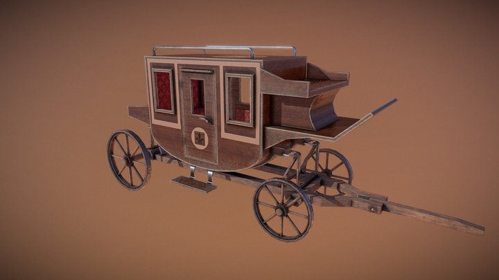 Stagecoach 3D Model