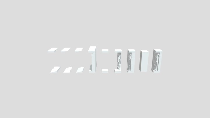 Cave Tileset 3D Model