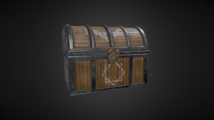 Treasure Chest 3D Model