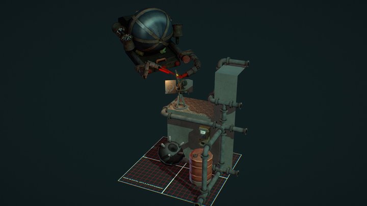 DAE 5 Finished props - RUSTBORN 3D Model