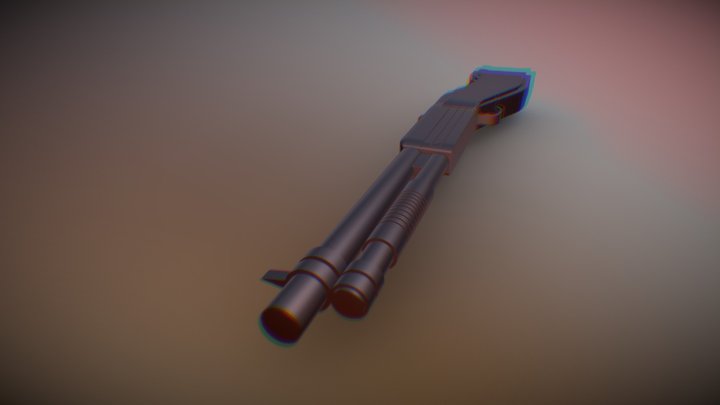 Remington 870 Express Tactical (rough model) 3D Model