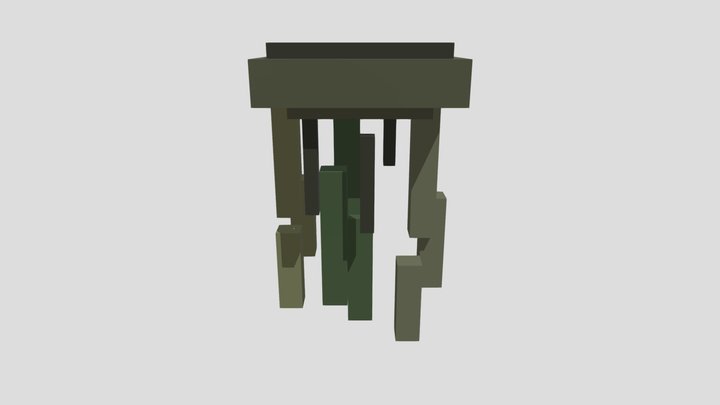 Spanish Moss - Voxel 32x32 – Modèle 3D gratuit STL