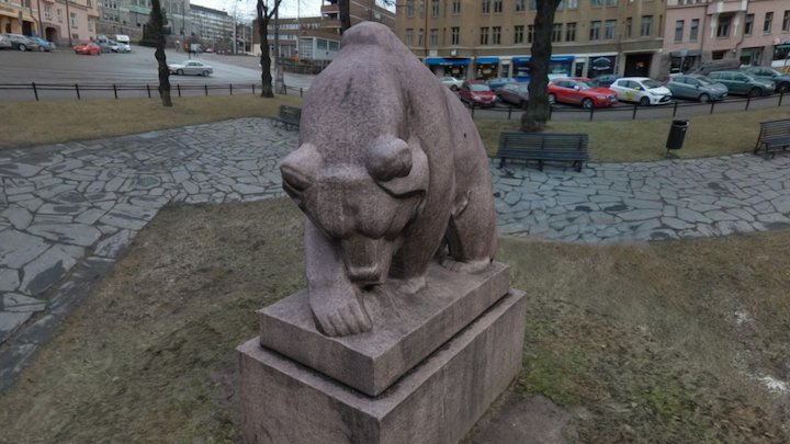 Mesikämmen muurahaispesällä by J.Mäntynen 1931 3D Model