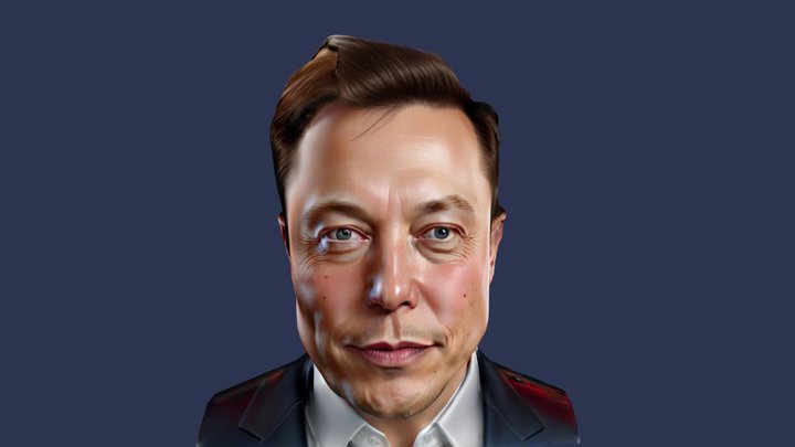 Elon Musk – Modelo 3D gratuito STL