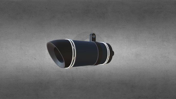 Exhaust System Muffler 3D Model