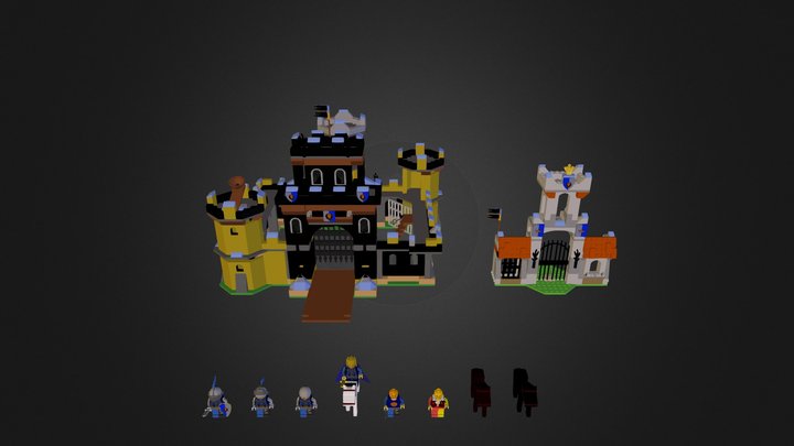 Castell rei 3D Model