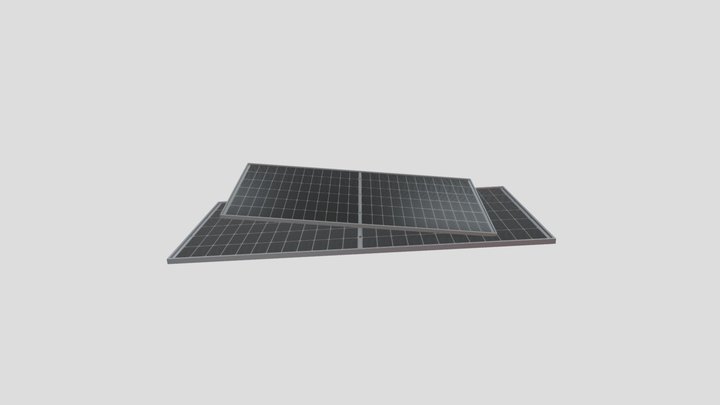 Solar panel 3D Model