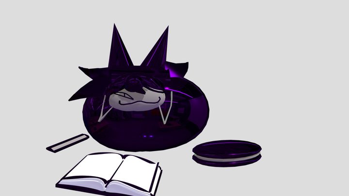 miss-circle-cat 3D Model