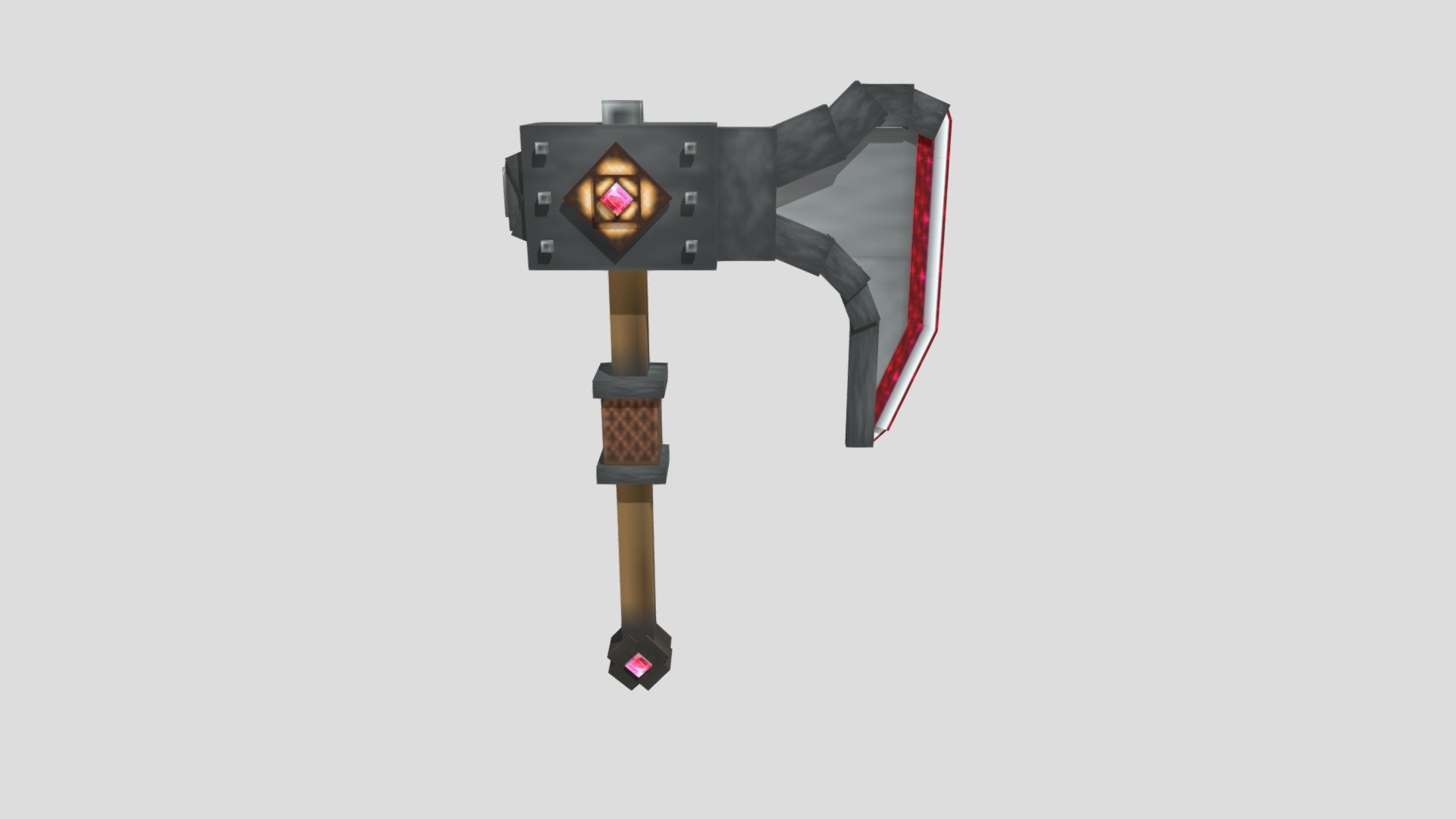 Viking Dwarf Axe - Minecraft - Download Free 3d Model By Smartmix12 