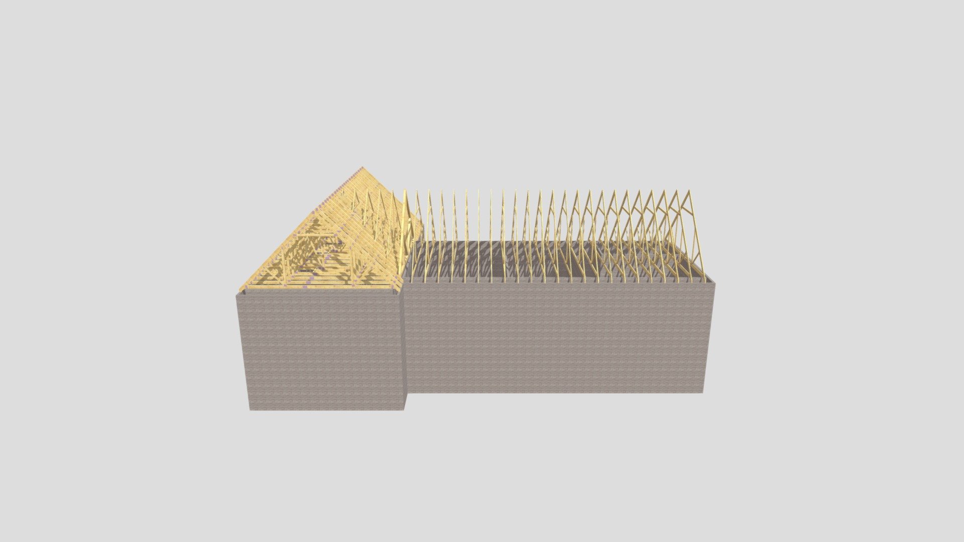 Spillane House_storage_truss_roof - Download Free 3D model by Dermf ...