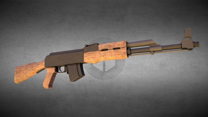 Revolution AK47 3D Model