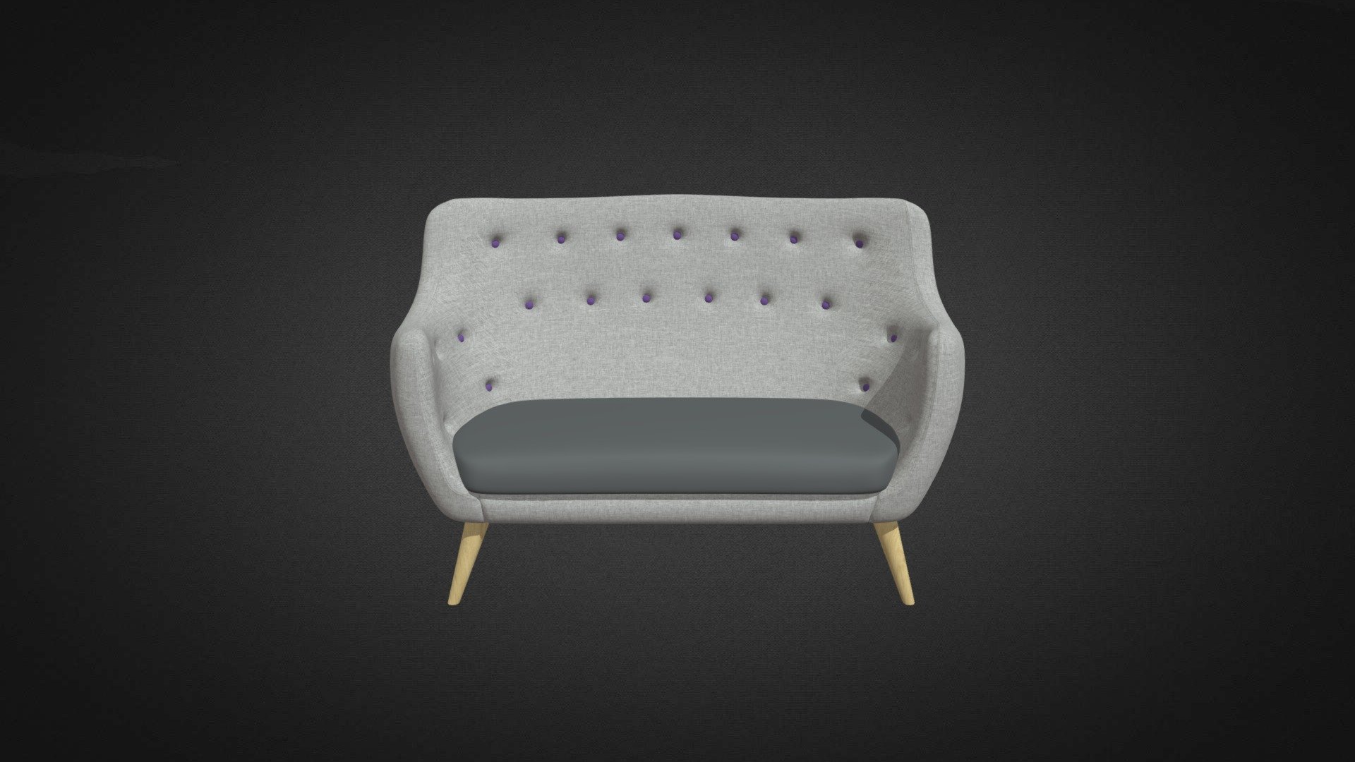 Poet Style Sofa Hire — Sketchfab embed 3D viewer