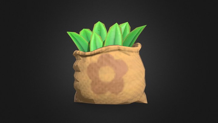 Animal Crossing New Horizons Clump Of Weeds – Free 3D Model STL