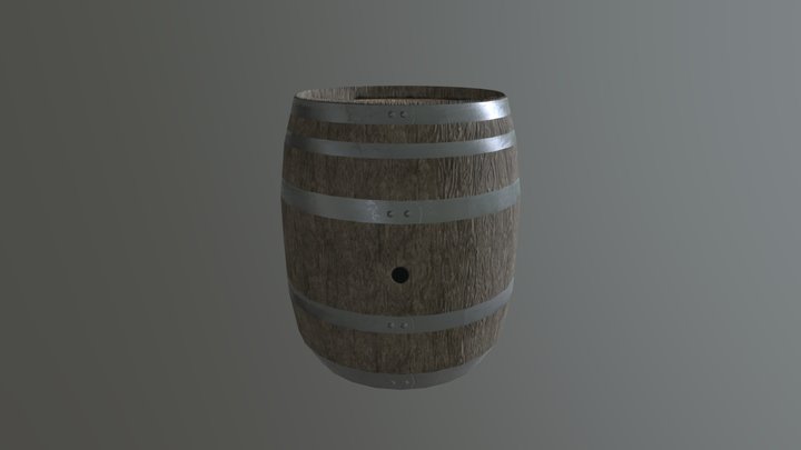 Barrel_textured_final 3D Model