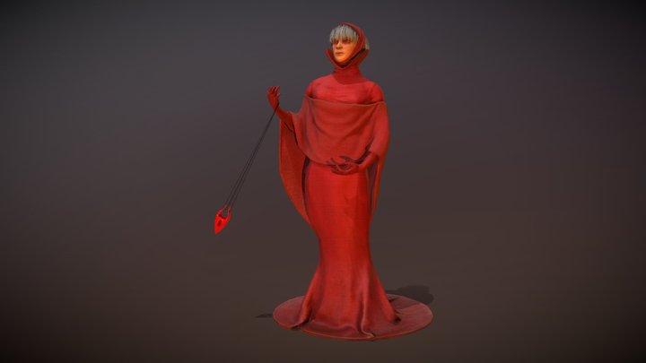 The Cardinal - Game Ready Sith Character Design 3D Model