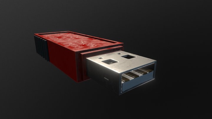 Flash driver for relax 3D Model