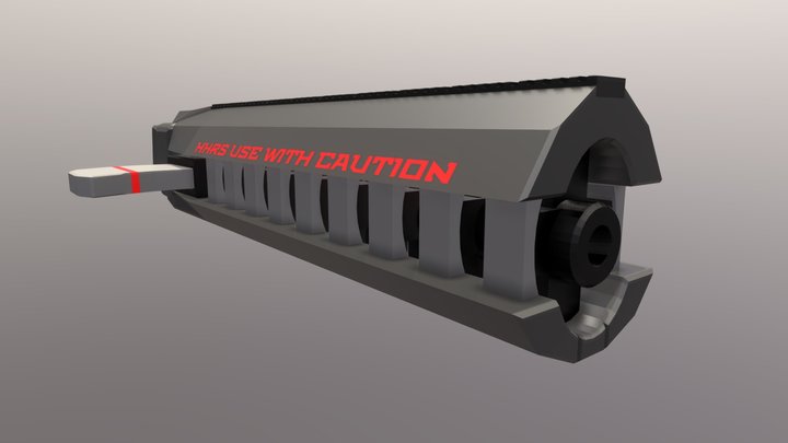 Heavy-Handheld-Railgun-System 3D Model