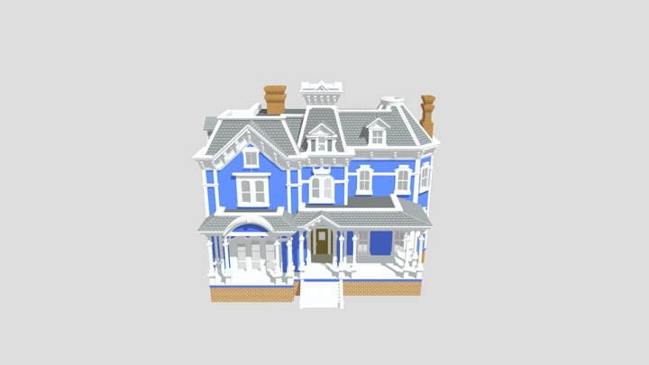 Creel House Stranger things season 5 3D Model