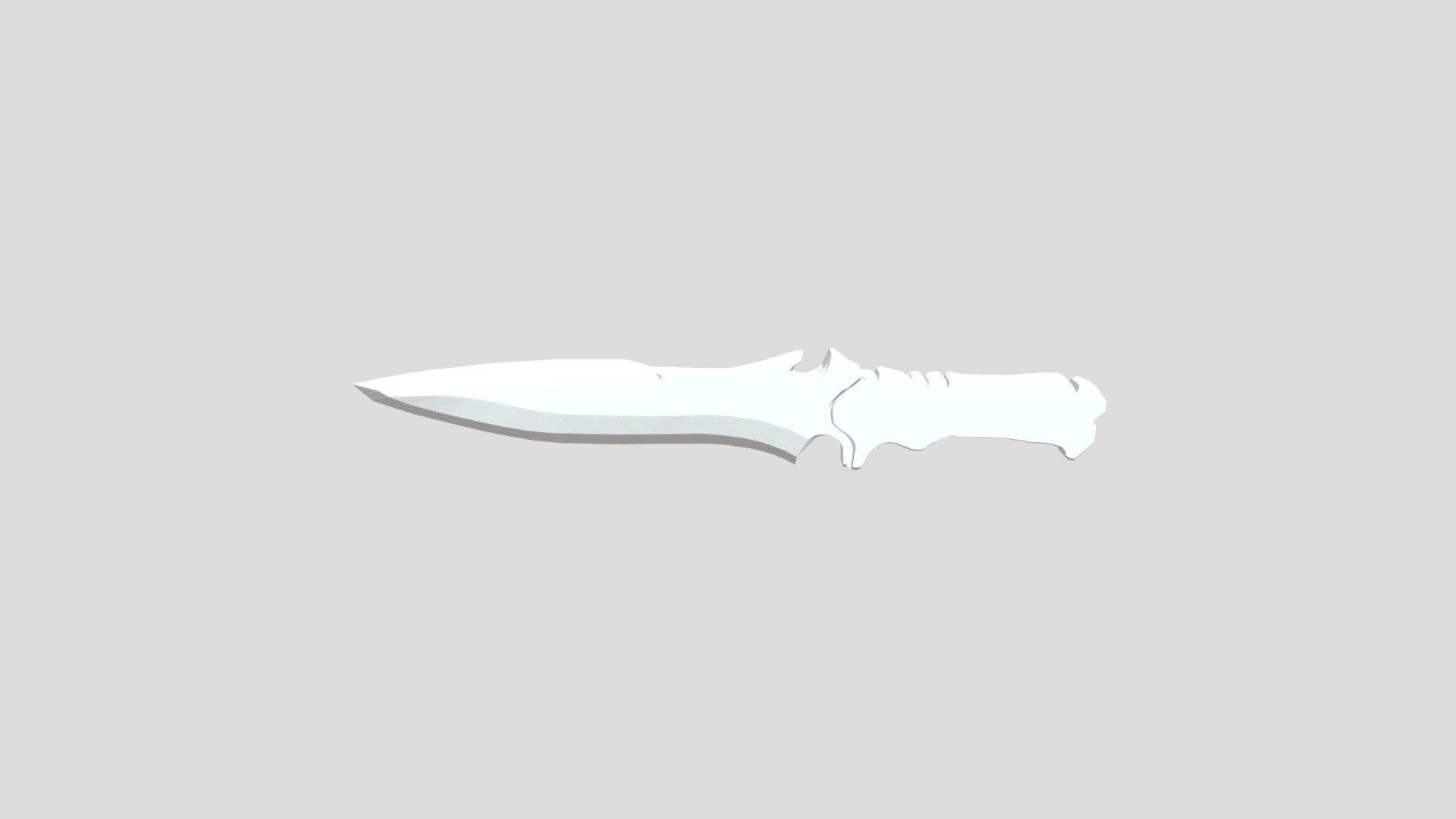 ArtStation - Resident Evil 4 Krauser's Knife (Untextured)