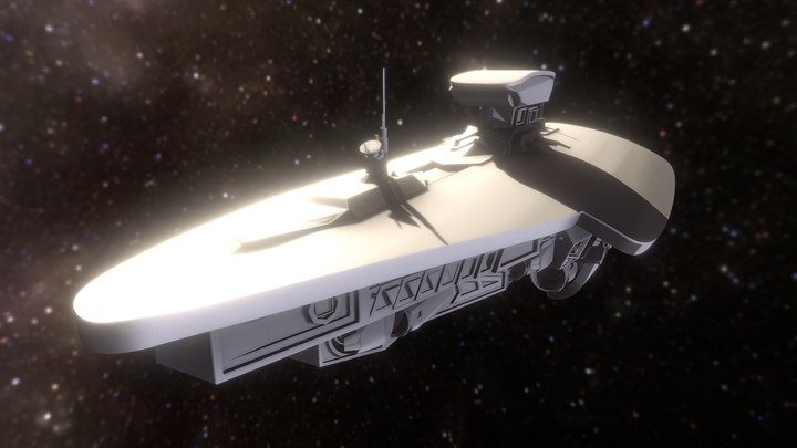 Starship other version 3D Model