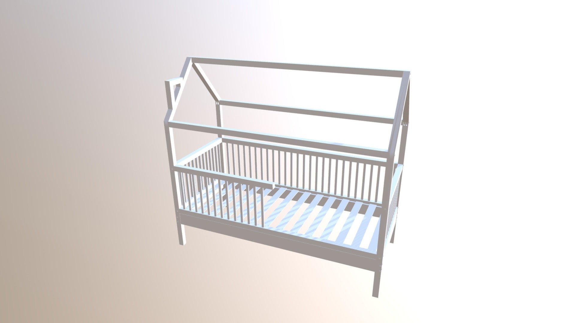 Baby bed Download Free 3D model by IvanShpachuk [840ed19] Sketchfab