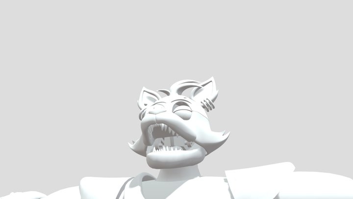 Glamrock Foxy 3D Model
