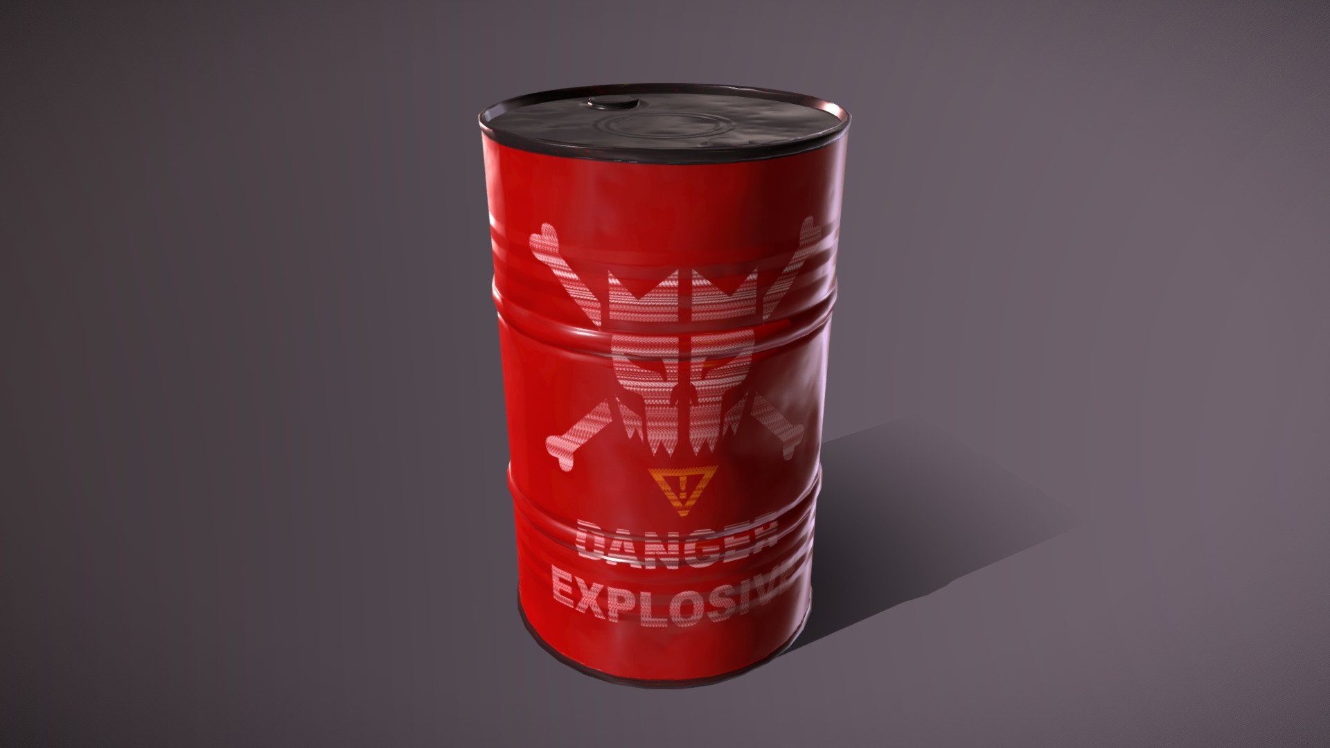 Red Barrel - 3D model by RlyBigKitty [8410735] - Sketchfab