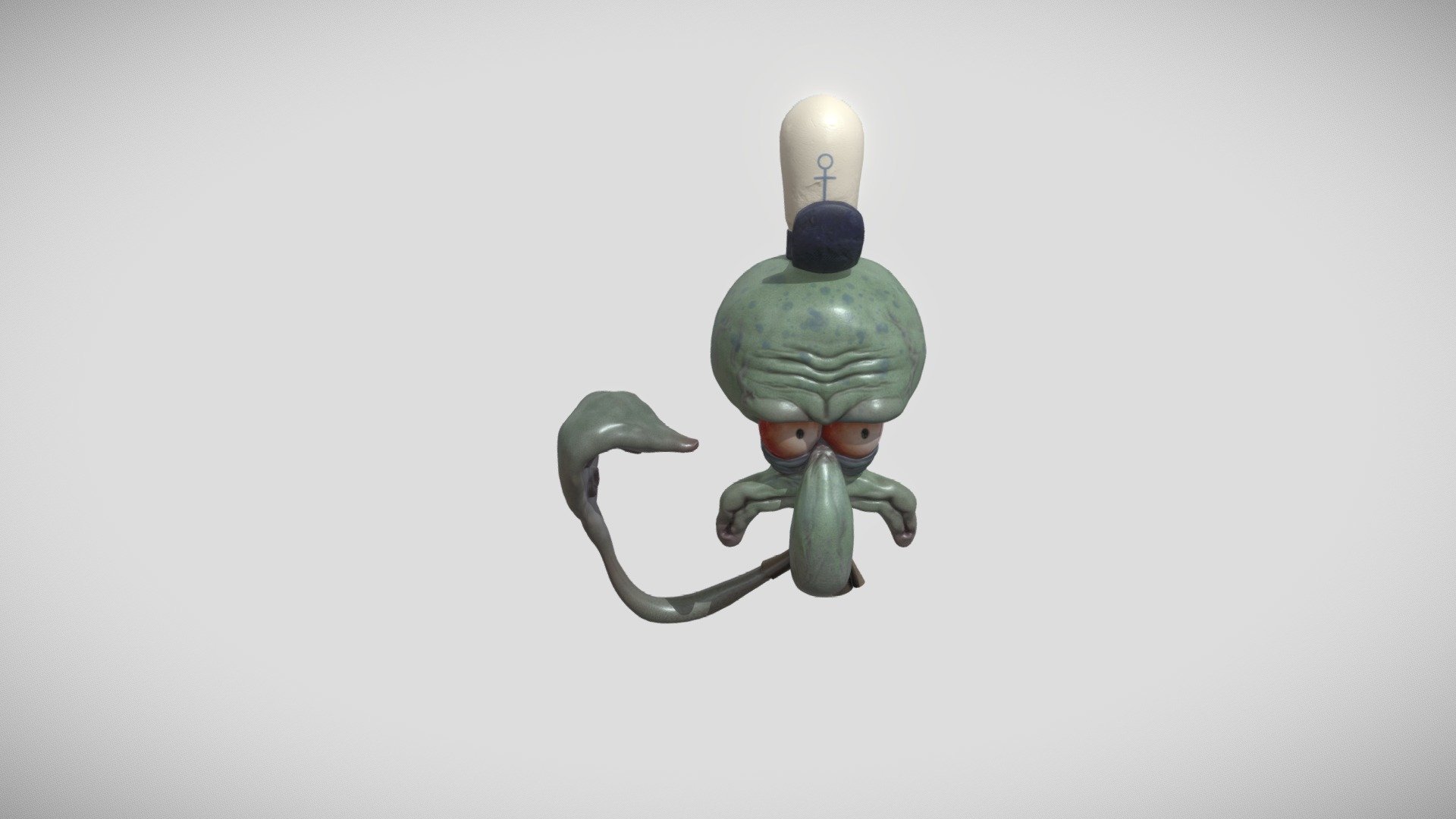 ugly mad realistic squidward tentacles - 3D model by zxki [8410b1c ...