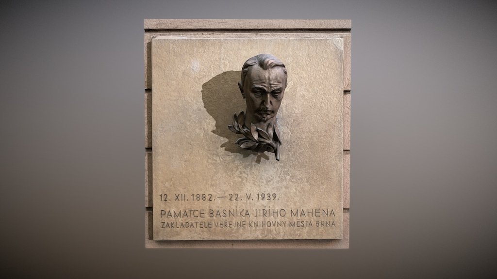 Jiří Mahen's bust