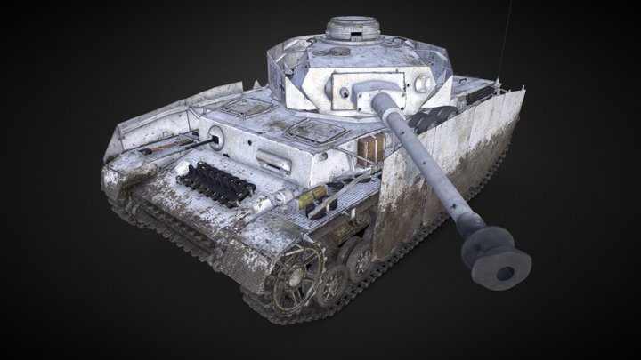 Pz. IV Ausf. H 3D Model