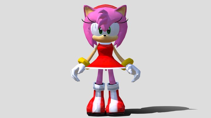 Sonic e Amy Rose Modelo 3D $199 - .3ds .dae .fbx .obj .c4d - Free3D
