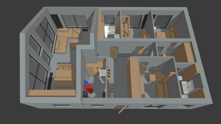 дом 3D Model