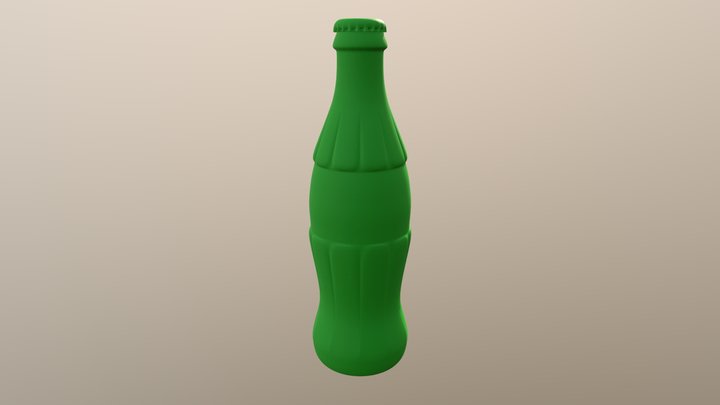 Bottle Coca- Cola N080710 3D Model