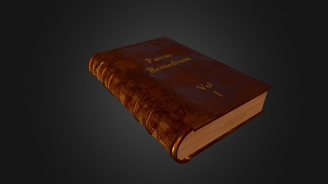 Old Book 3D Model